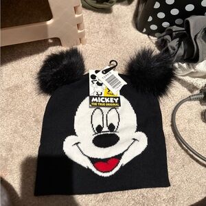 Disney Black and White Mickey Mouse Hat